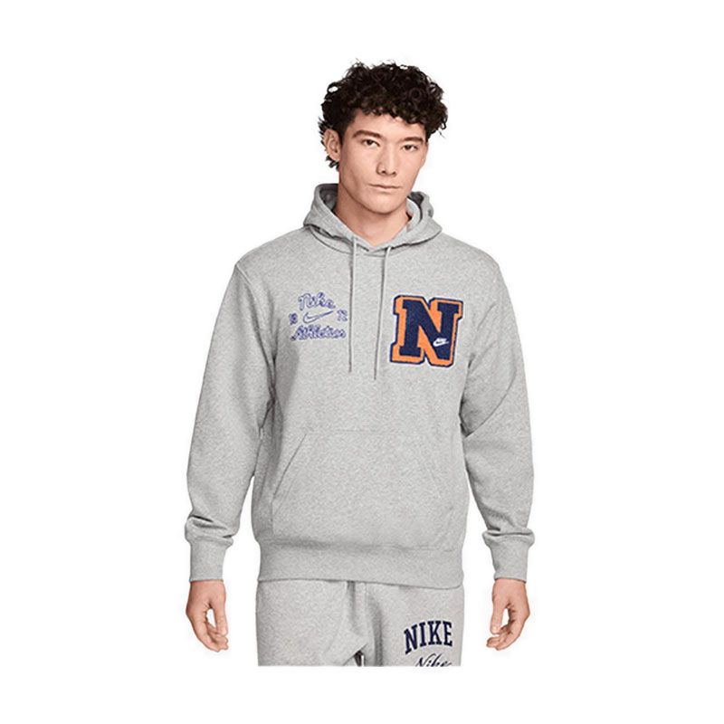 Club Fleece Men's French Terry Pullover Hoodie - Grey