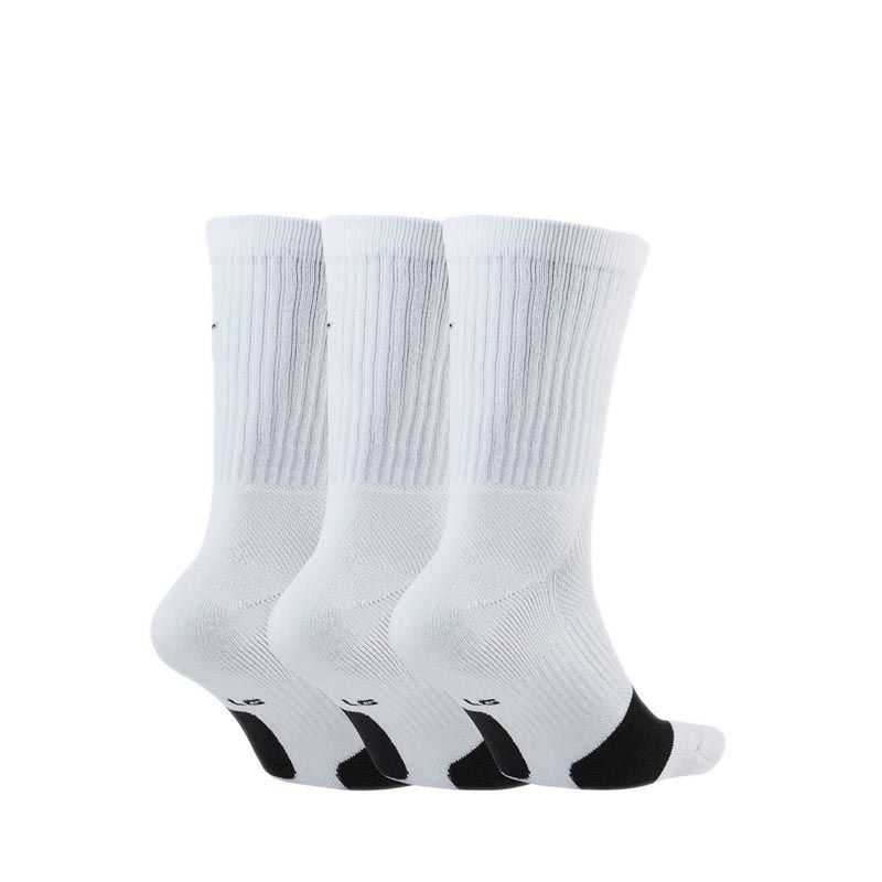 Everyday Crew Basketball Socks (3 Pair) - White