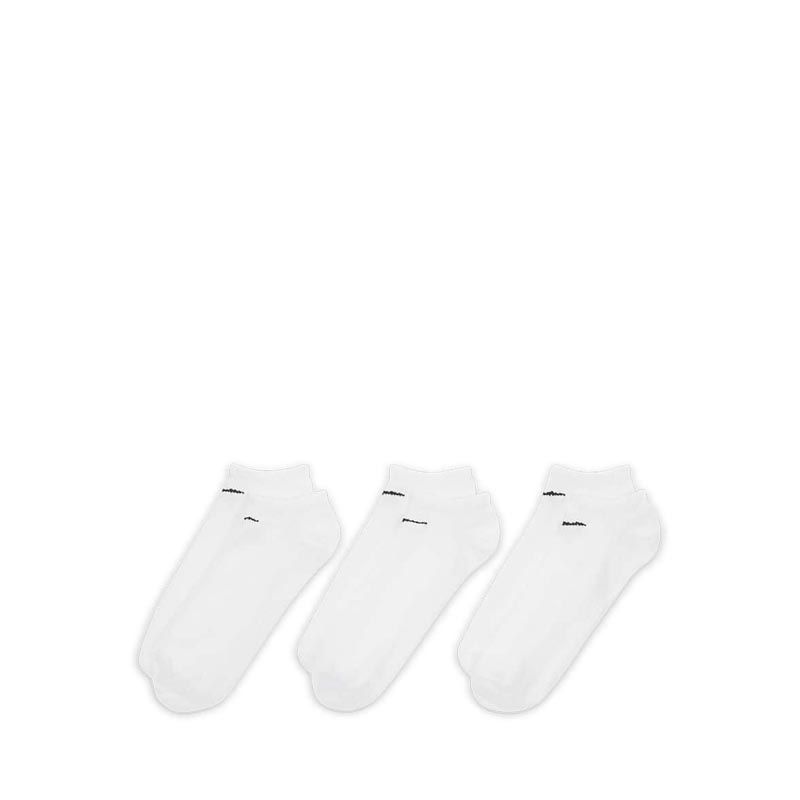 Everyday Lightweight Training No-Show Socks (3 Pairs) - WHITE