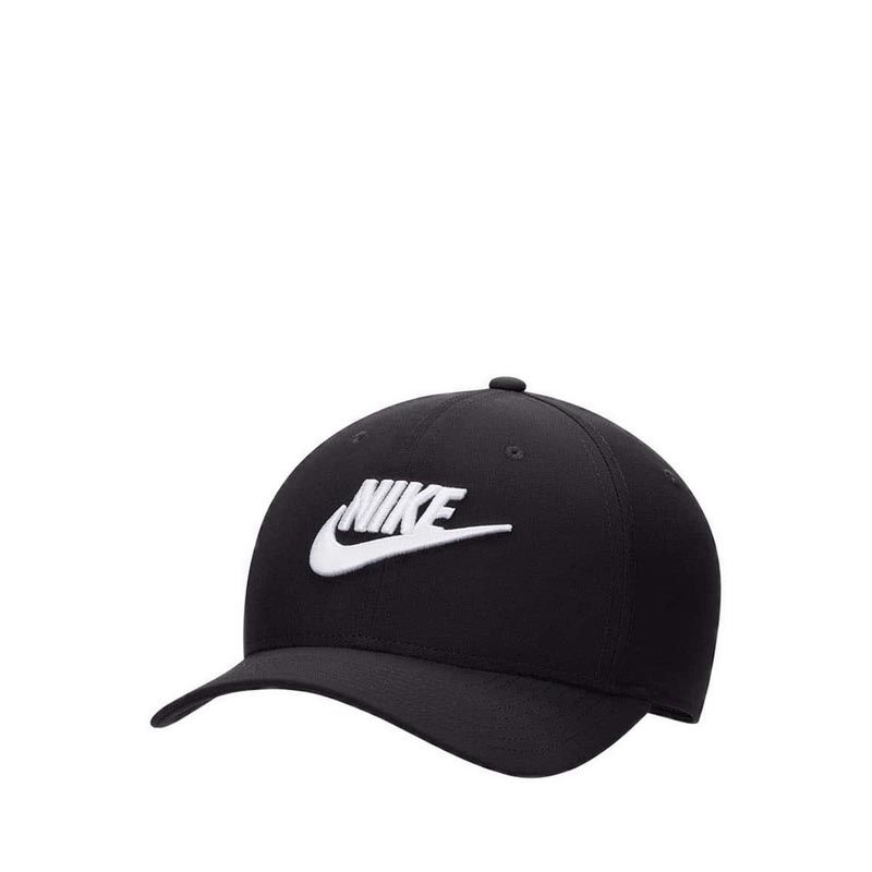 Rise Structured SwooshFlex Futura Cap - Black