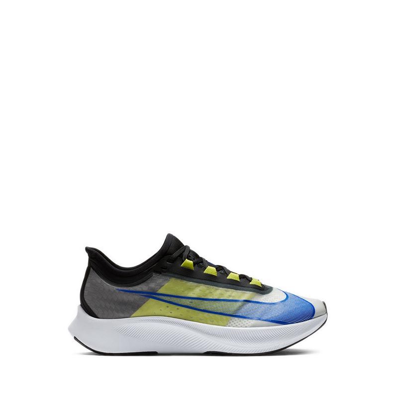 Zoom Fly 3 Men's Running Shoes - WHITE/RACER BLUE-CYBER-BLACK