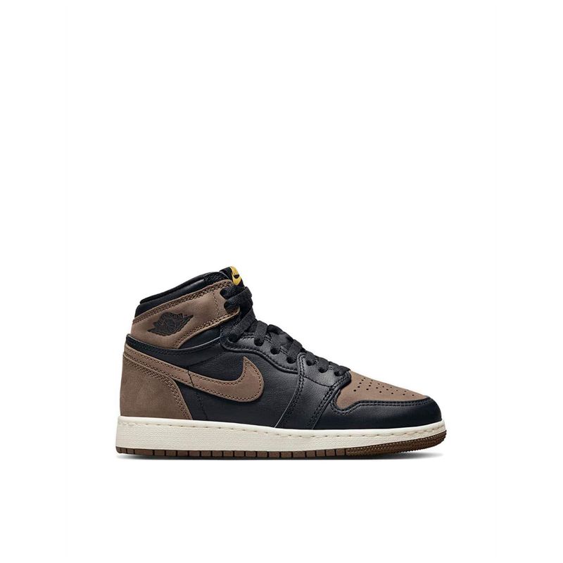 Air Jordan 1 Retro High OG Boys' Grade School Basketball Shoes - Black