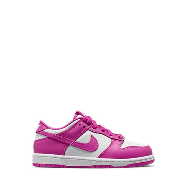 Dunk Low Little Kids' Shoes - White