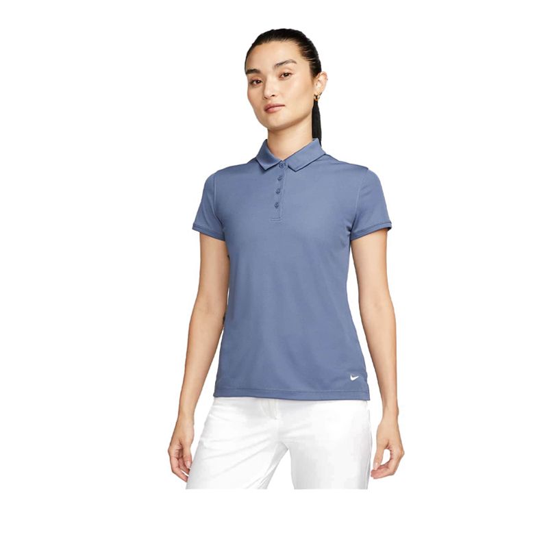 DRI FIT VICTORY POLO WOMEN'S BLUE - WHITE