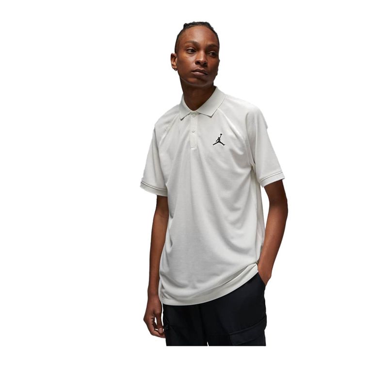 MJ DRI FIT SPORT POLO MEN'S - CREAM BLACK