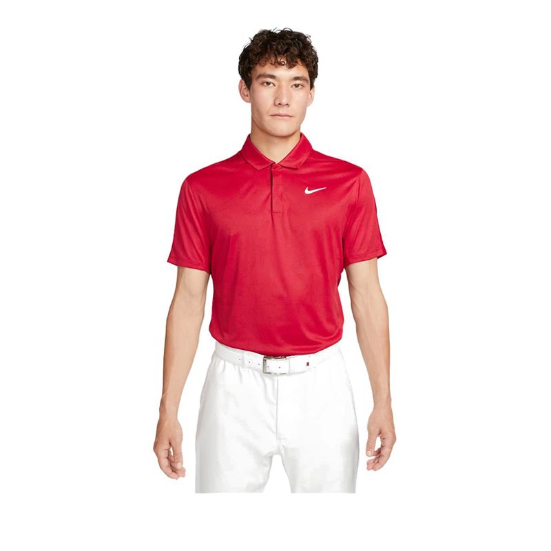 AS TIGER WOODS DRI FIT ADV CONT POLO MEN'S RED - WHITE
