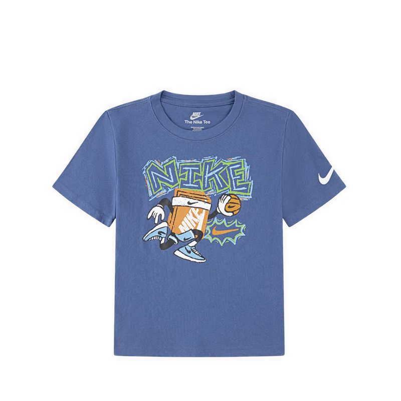 Nike Young Athlete Boxy Boy's T-Shirt - Navy