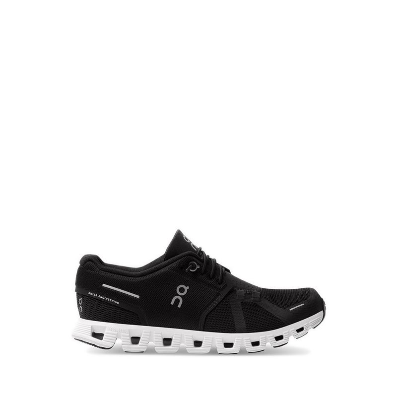 Running Cloud 5 Women's Sneakers Shoes - Black | White