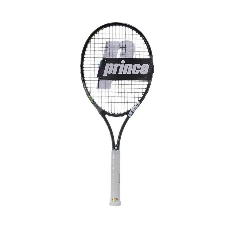 Scream 100 Strung Tennis Racket - Black