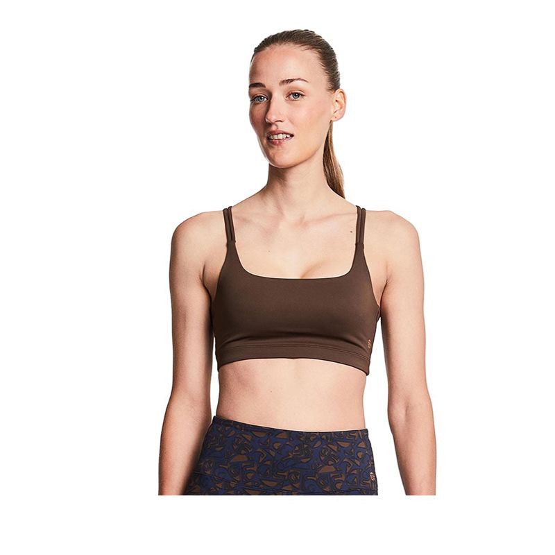 BAHE Dinamica Strappy Women's Active Bra - Cinnamon
