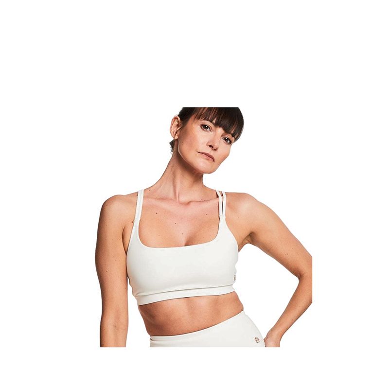 BAHE Dinamica Strappy Women's Active Bra - Coconut