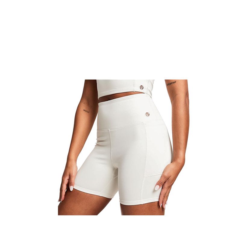 BAHE Dinamica Women's High-Rise Shorts 5" - Coconut