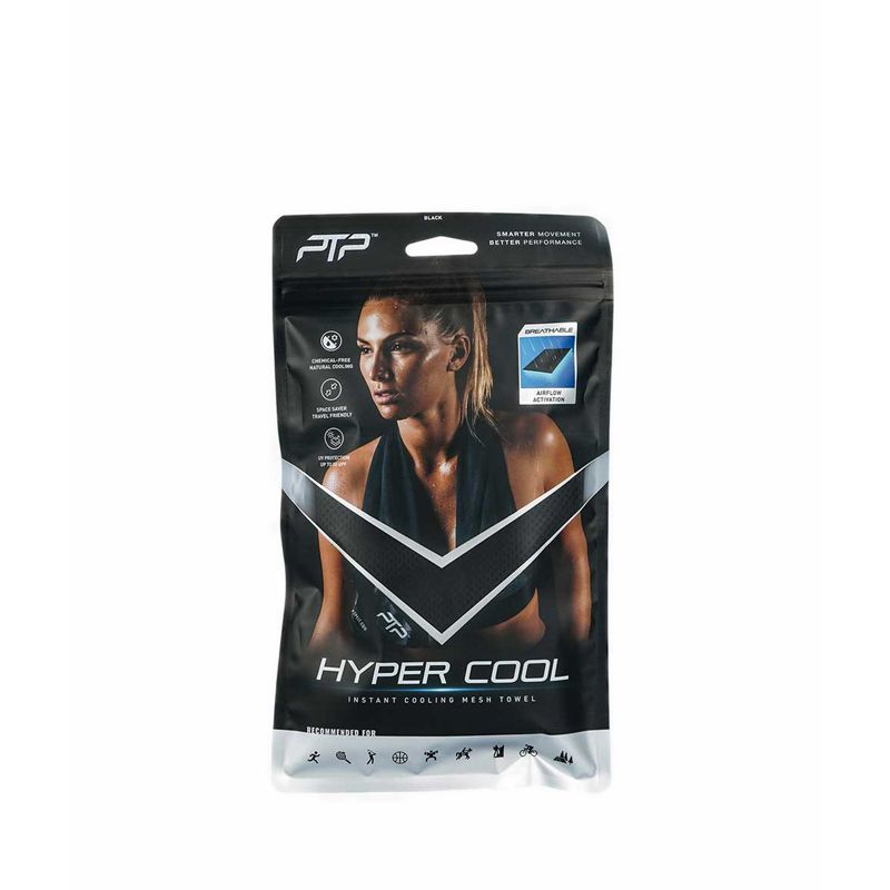 Hyper Cool Towel Black Regular Unisex - Black