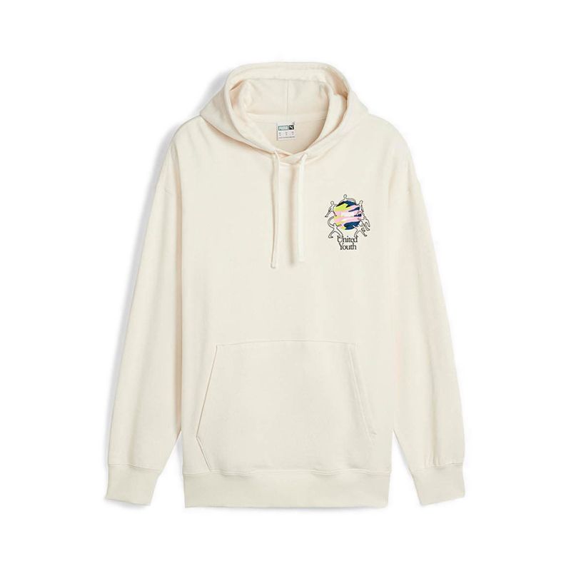 Downtown Graphic Hoodie Tr Men's Hoodie - Beige