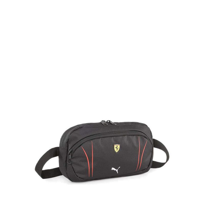 Men FERRARI Race Waist Bag   - Black