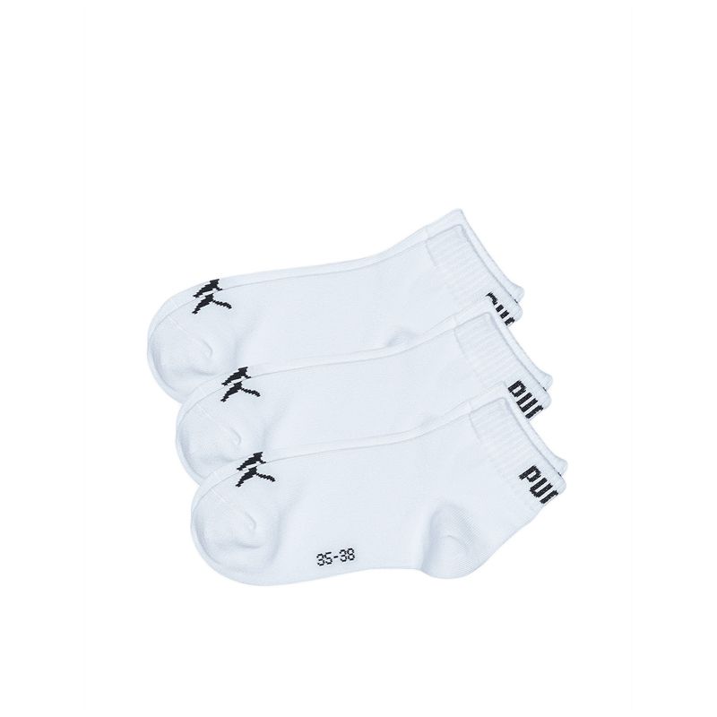 Unisex Quarter 3P - White