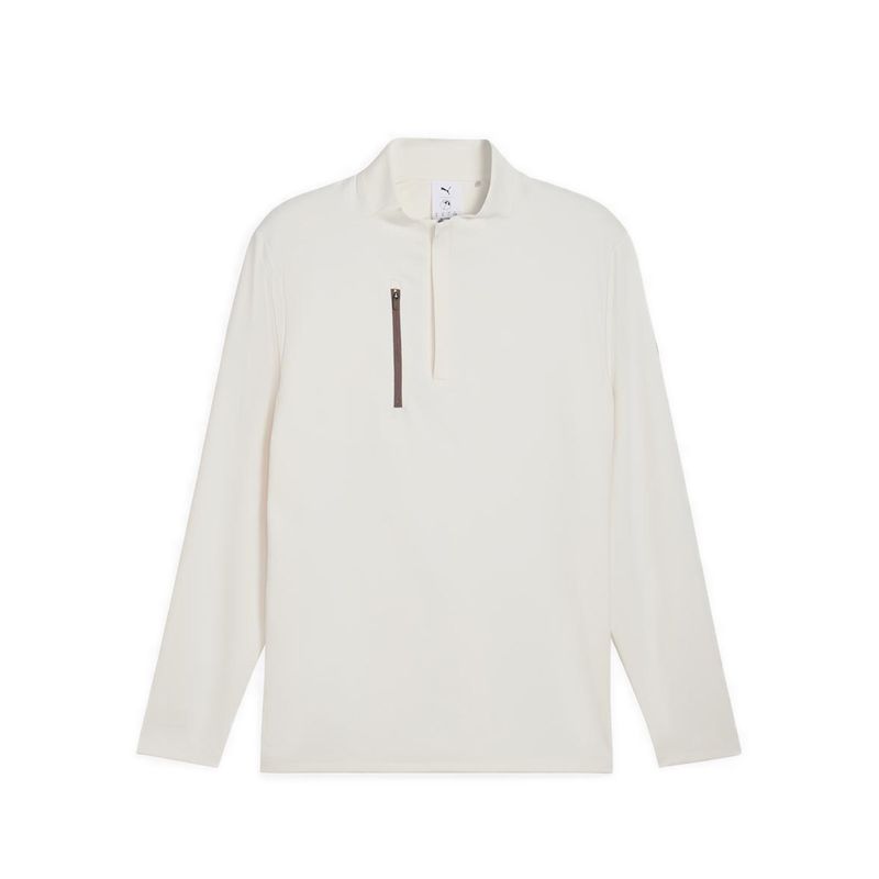 Puma Xx Ap Cloudspun Tech 1/4 Zip Outerwear Men's - Warm White