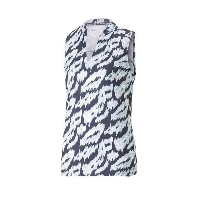 W MATTR ANIMAL SL WOMEN'S POLO- NAVY