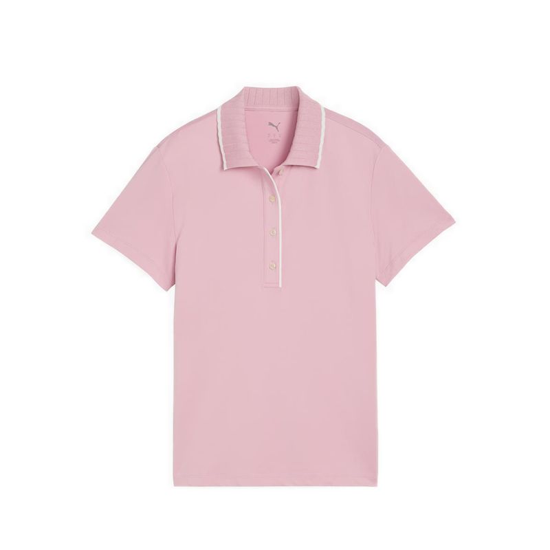 Cloudspun Bridges Ss Polo Women's - Poised Pink