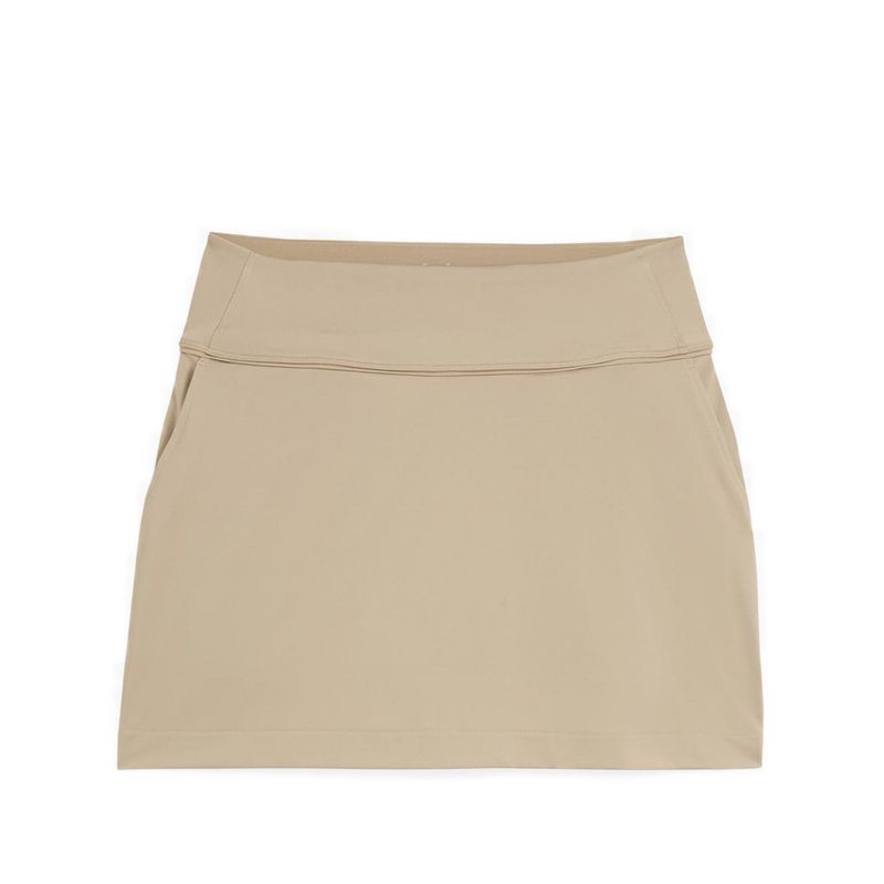 Blake Piped Knit Skirt Women's - Beige