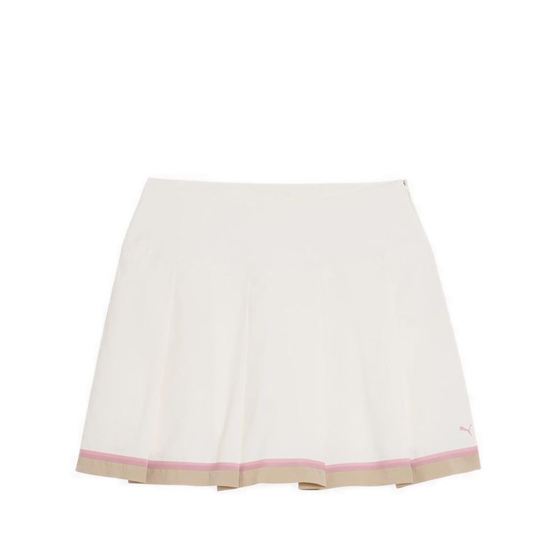 Stripe Pleated Skirt Women's - Warm White