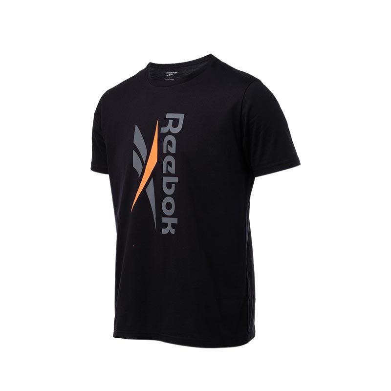 BASIC MEN'S GRAPHIC TEE -  Black