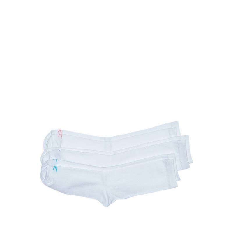 3P Crew Women's Socks - White