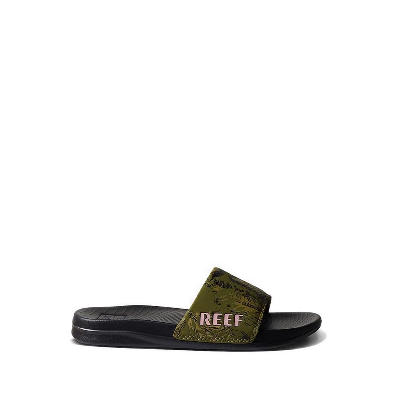 One Slide Womens Sandals - Camo Fronds