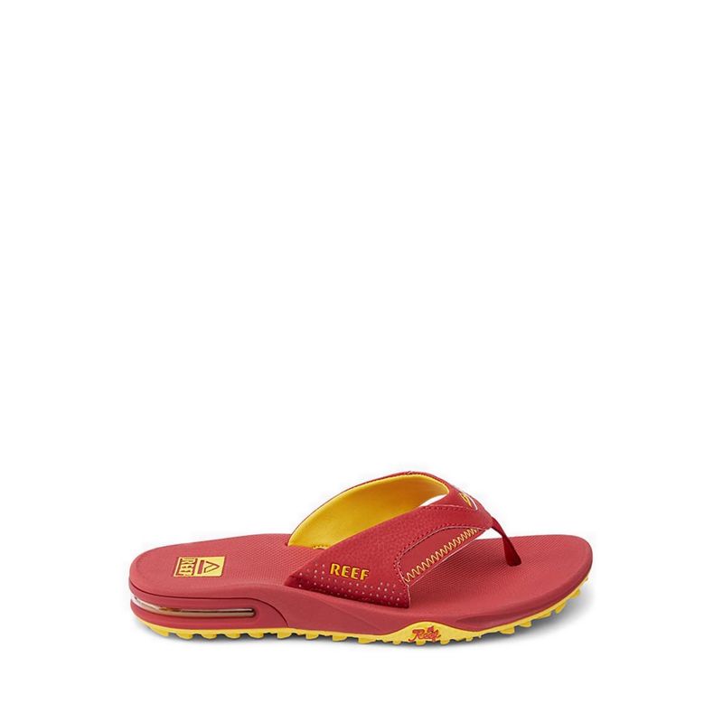 Fanning Pregame Mens Sandals - Red/Yellow