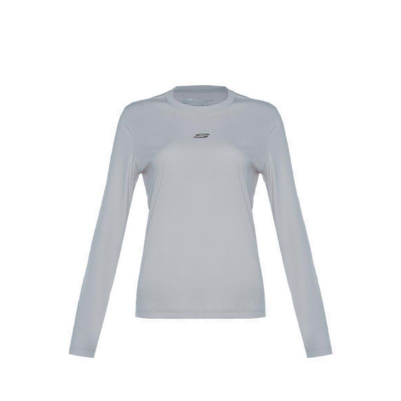 Long Sleeve Women's Running T-Shirt - Khaki