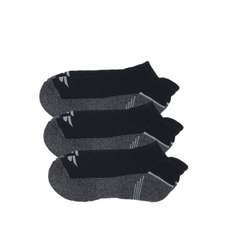 3PK 1/2 TERRY LOW CUT MEN - BLACK