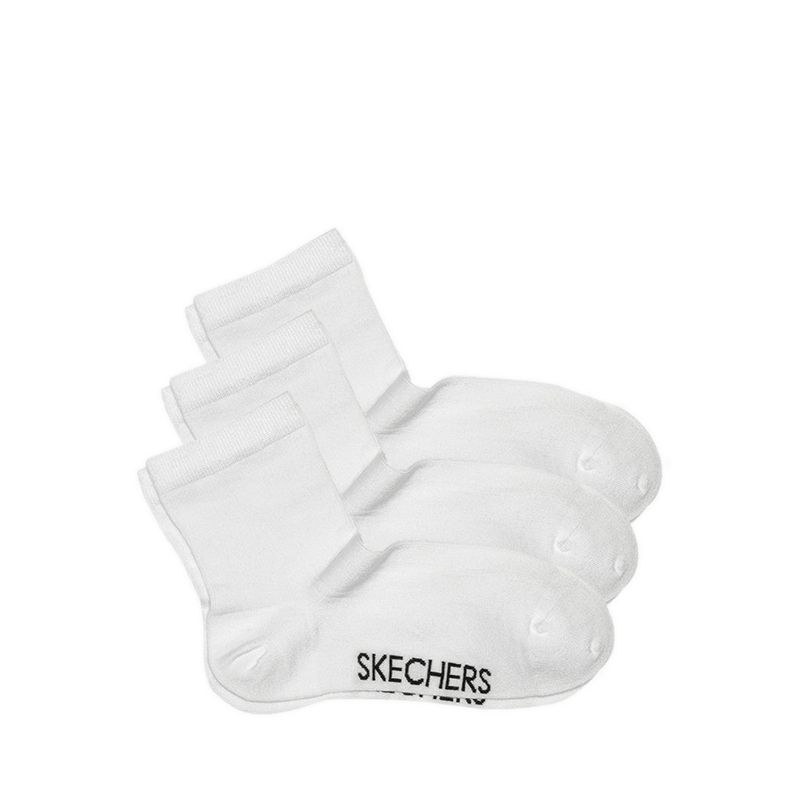 3Pk Womens Non Terry Anklet Socks - White