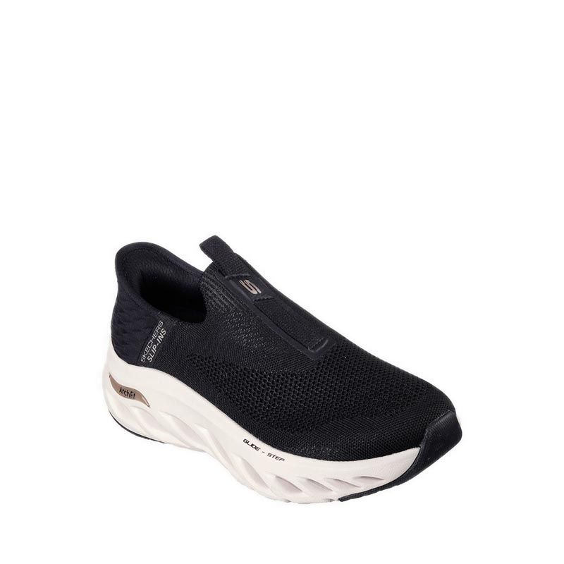 Slip-Ins Arch Fit Glide Step Women's Sneaker - Black