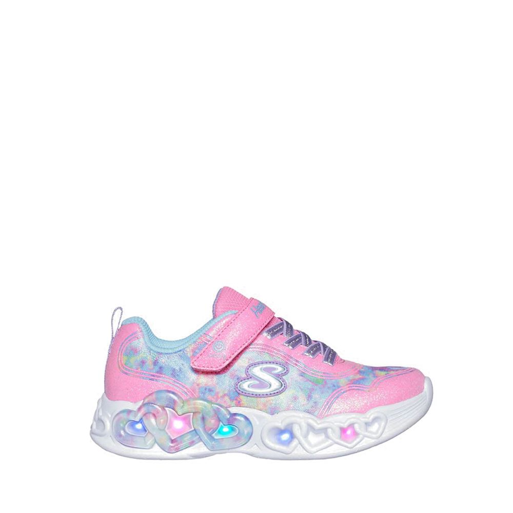 Infinite Heart Lights Girl's Shoes - Pink