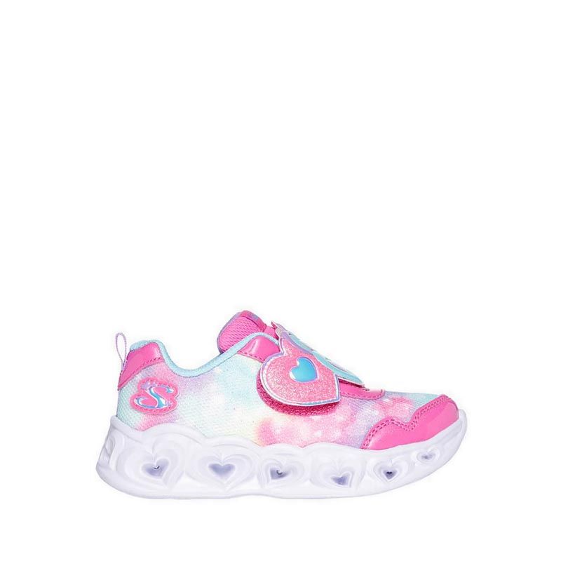 Skechers Heart Lights Girl's Shoes - Pink