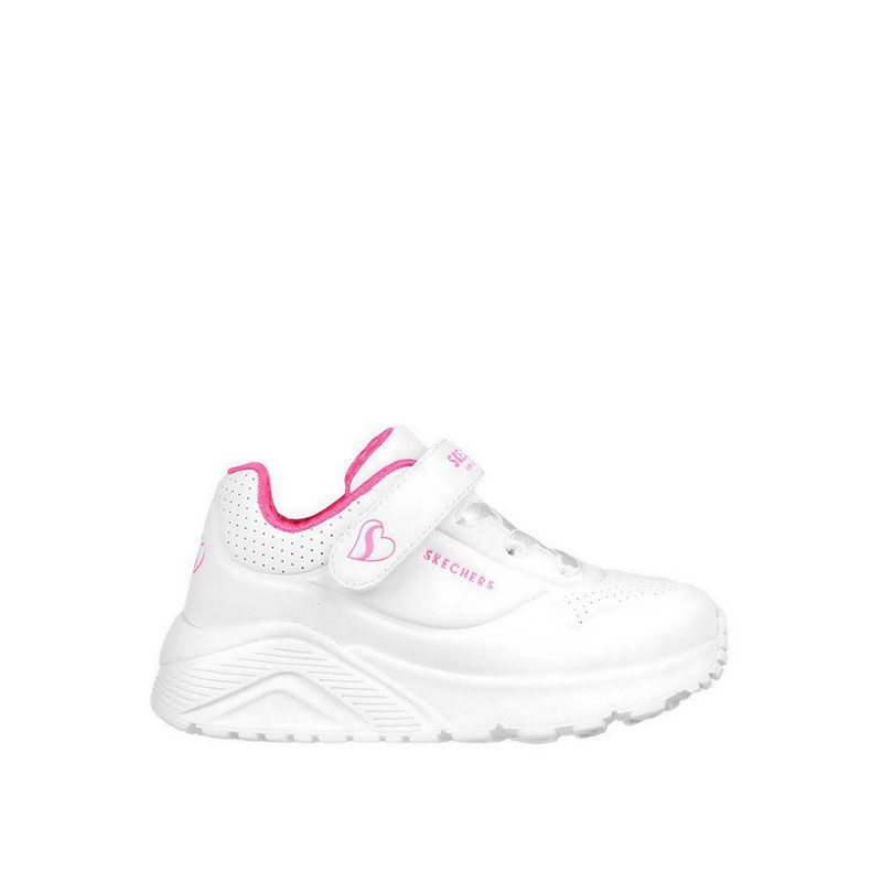 UNO LITE GIRLS CASUAL SHOES - WHITE