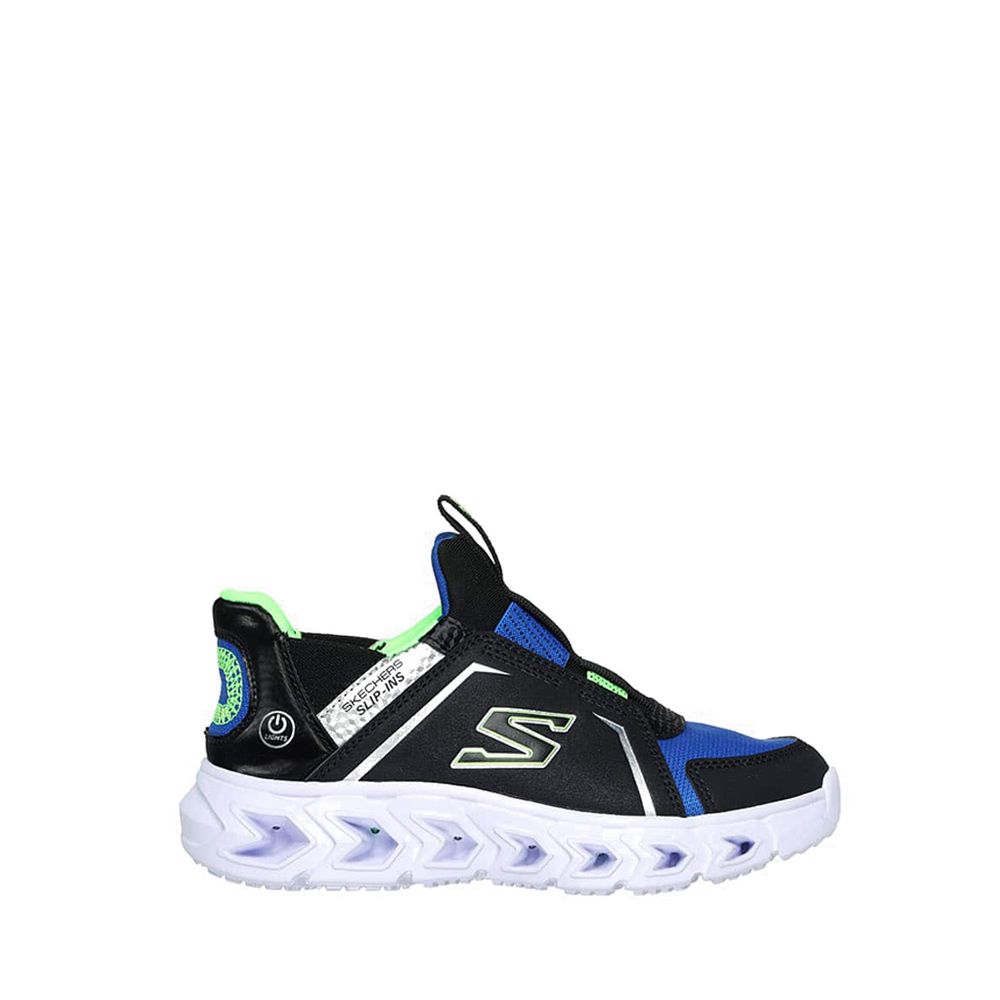 Slip-Ins Hypno-Flash 2.0 Boy's Shoes - Black