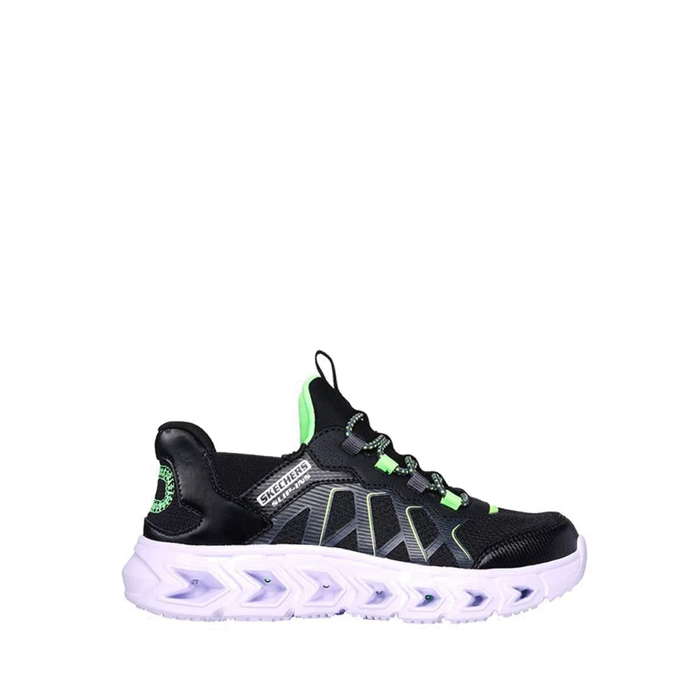 Slip-Ins Hypno-Flash 2.0 Boy's Shoes - Black