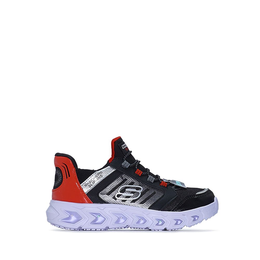 Skechers Slip-Ins Hypno-Flash 2.0 Boy's Shoes - Black