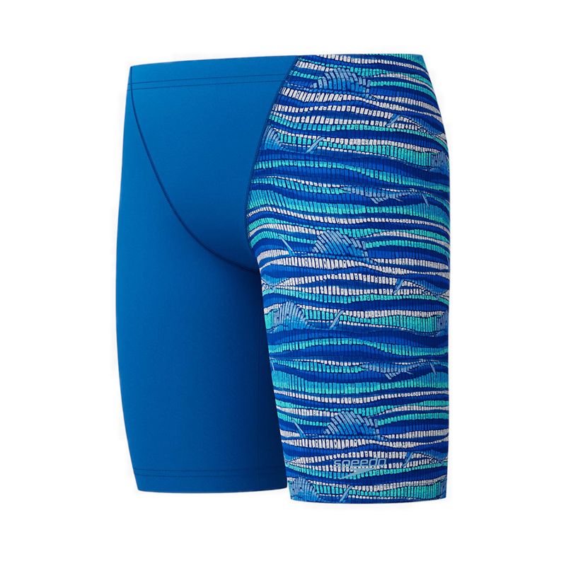 Boys Digital Allover V-Cut Jammer Blue