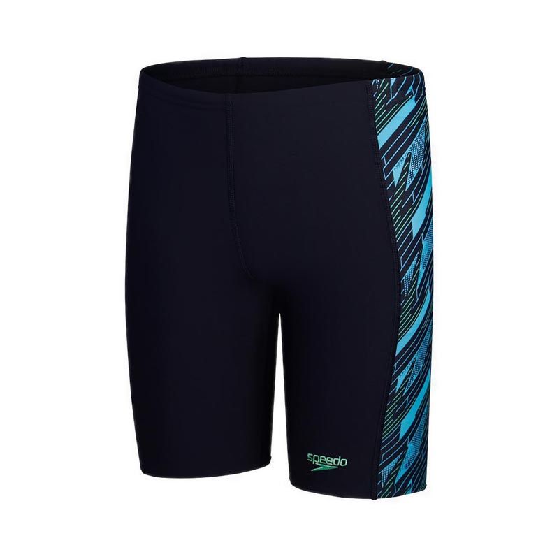 Speedo Boys HyperBoom Panel Jammer - Navy/Green
