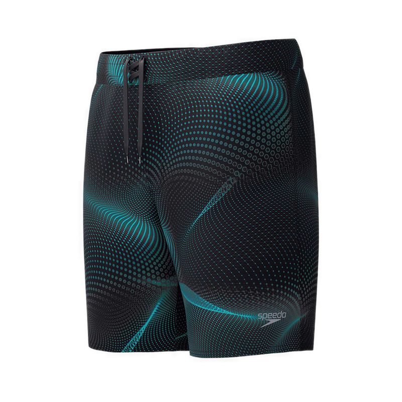 The Lookout Boardshort 18" Print Jammer - Black Green