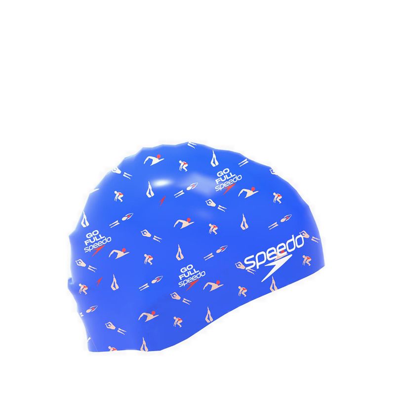 Printed Silicone Go Full Swimmers - Blue