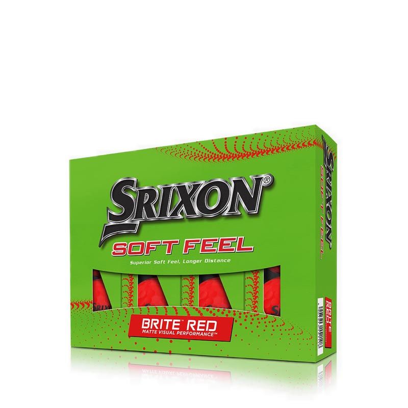Soft Feel13 Brite Golf Ball - Mens - Red