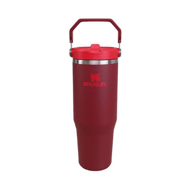 The Iceflow Flip Straw 30 Oz Unisex Tumbler - Cranberry