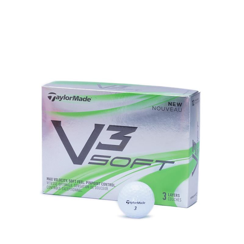 Taylor Made Golf Balls M71612 V3 Soft - White