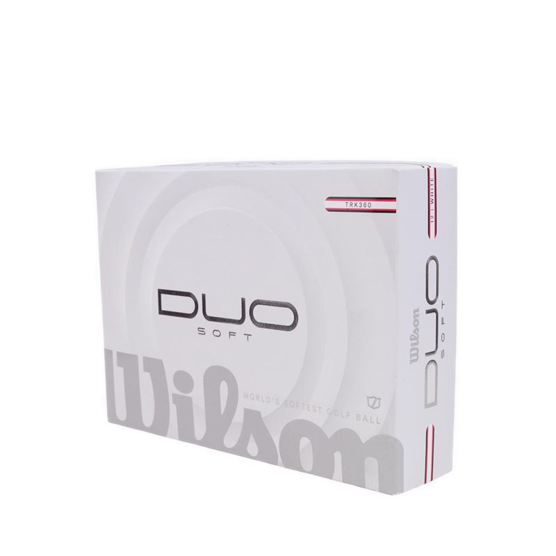 Wilson Duo Soft TRK360 Golf Ball mens - White