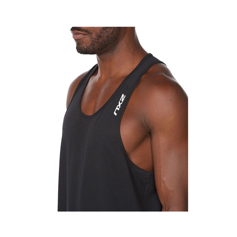 2XU AERO Men's Singlet - Black
