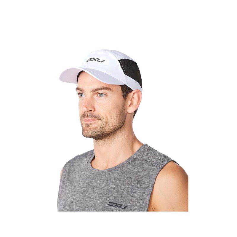 2XU Unisex Light Speed Cap - White