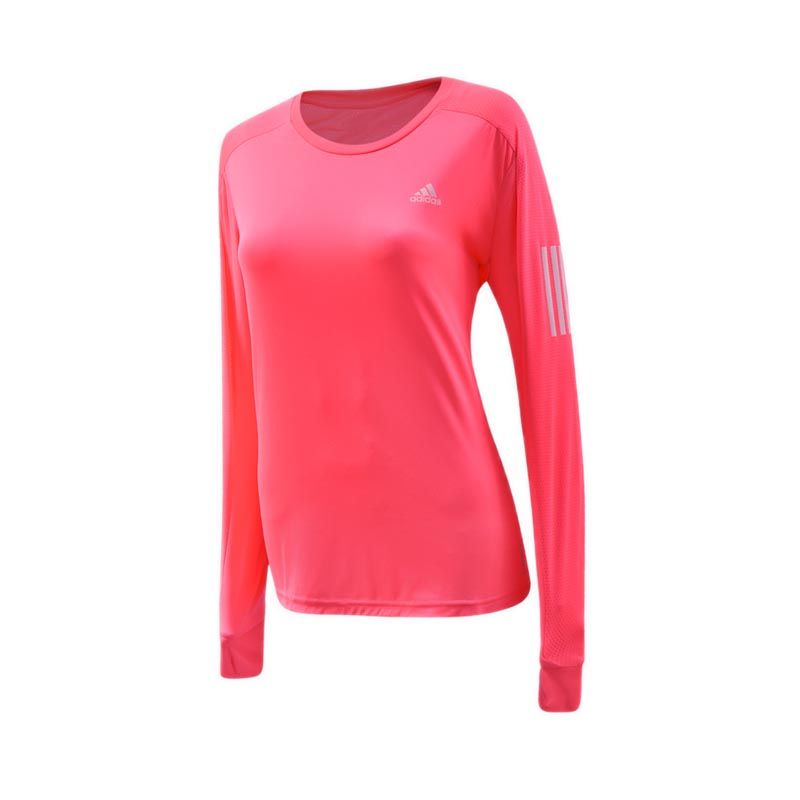 Own the Run Women's Long Sleeve Tee - Pink